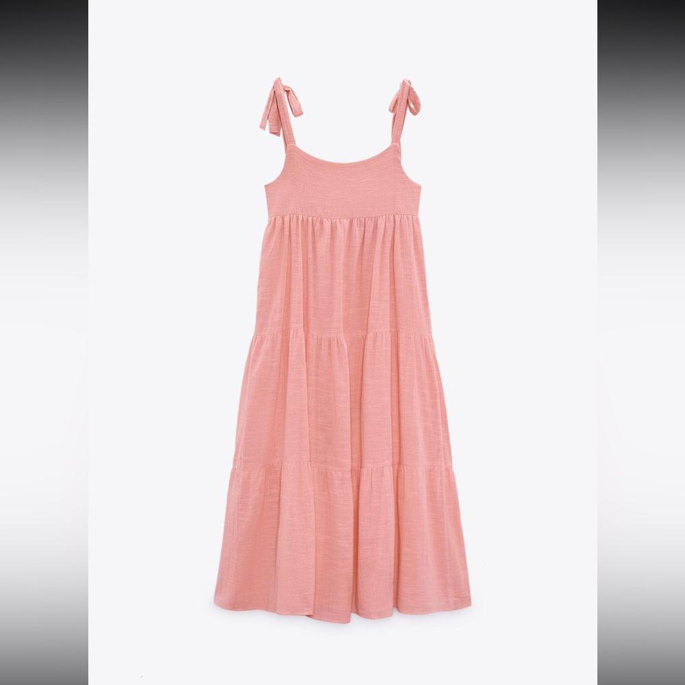 Zara Tiered Cotton Dress